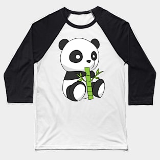 Bamboo Cute Panda Baseball T-Shirt